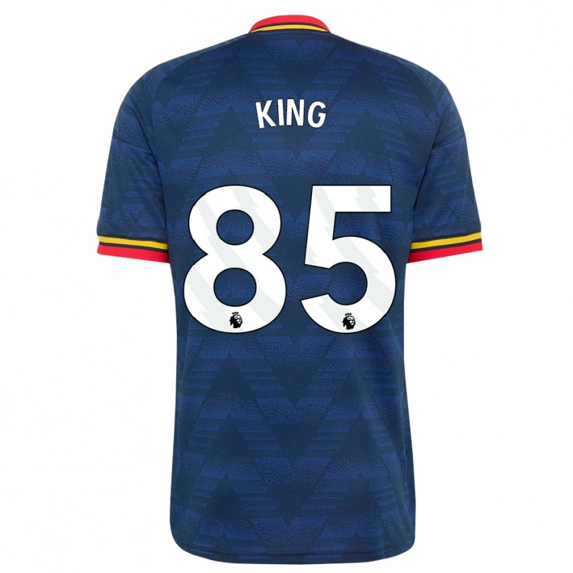 Danxen Niño Camiseta Josiah King #85 Azulmedianoche Amarillo Rojo 2ª Equipación 2026/27 La Camisa