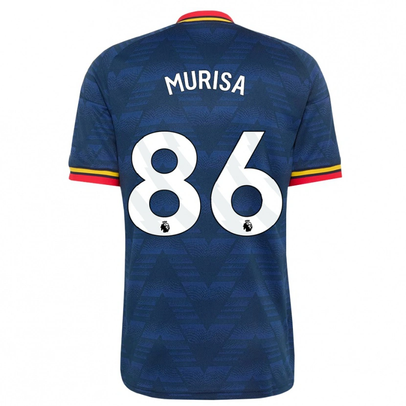 Danxen Niño Camiseta Teshaun Murisa #86 Azulmedianoche Amarillo Rojo 2ª Equipación 2026/27 La Camisa