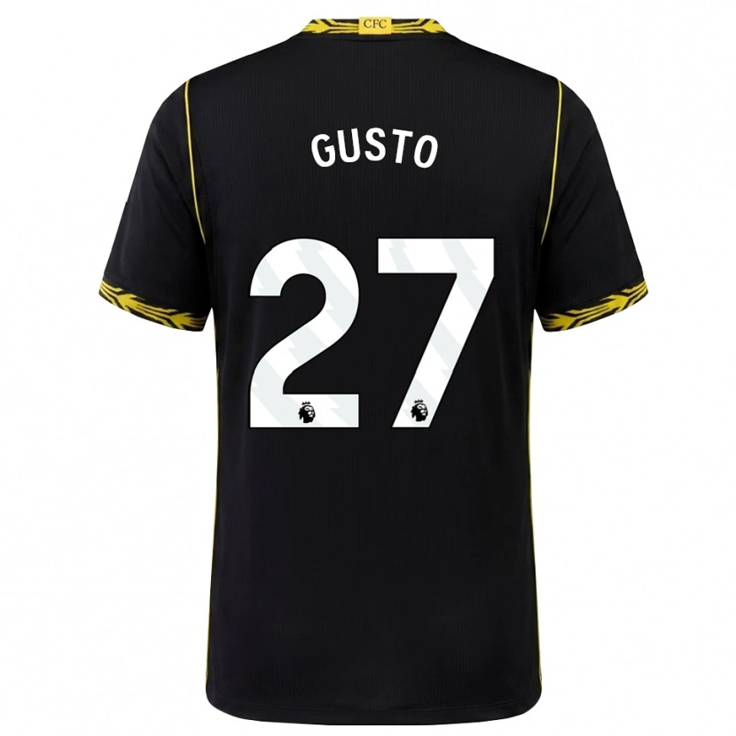 Danxen Niño Camiseta Malo Gusto #27 Negro Amarillo 2ª Equipación 2026/27 La Camisa