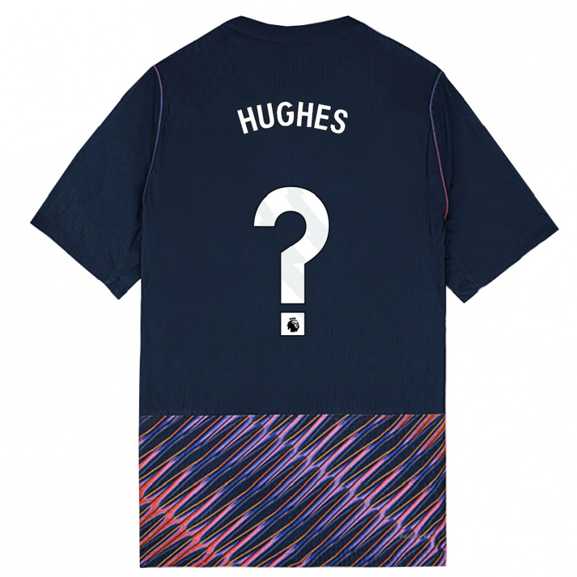 Danxen Niño Camiseta Harry Hughes #0 Azulreal Blanco 2ª Equipación 2026/27 La Camisa