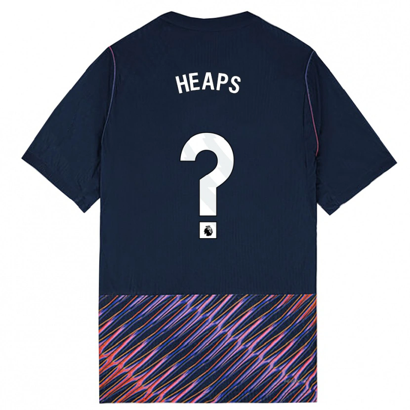 Danxen Niño Camiseta Billy Heaps #0 Azulreal Blanco 2ª Equipación 2026/27 La Camisa