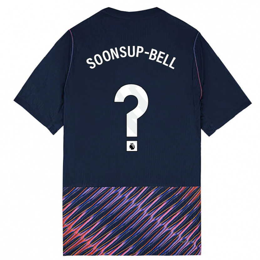 Danxen Niño Camiseta Jude Soonsup-Bell #0 Azulreal Blanco 2ª Equipación 2026/27 La Camisa