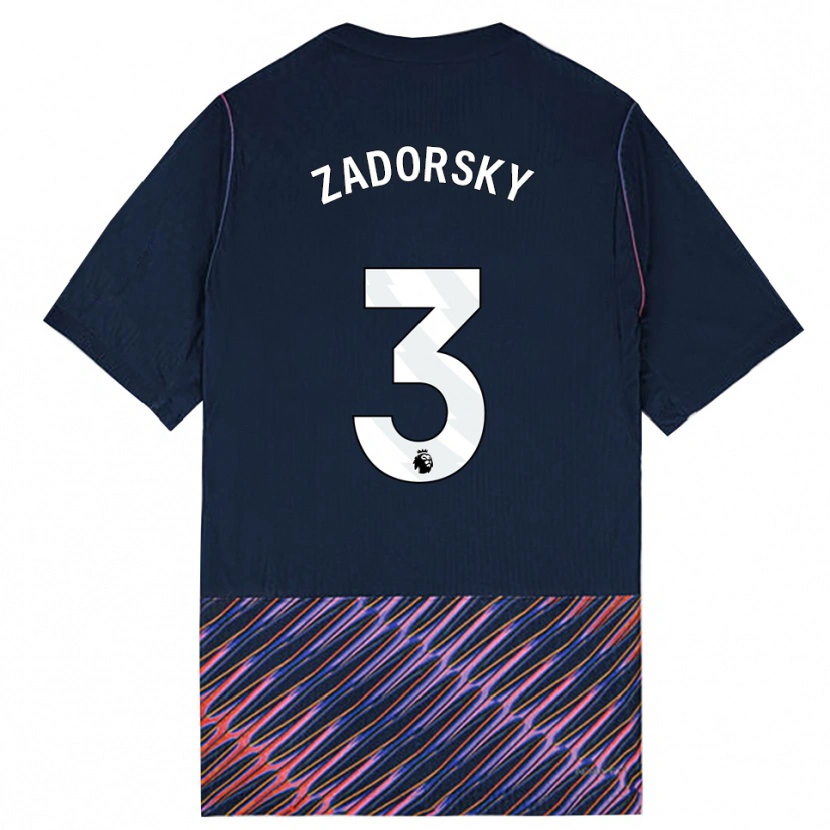 Danxen Niño Camiseta Shelina Zadorsky #3 Azulreal Blanco 2ª Equipación 2026/27 La Camisa