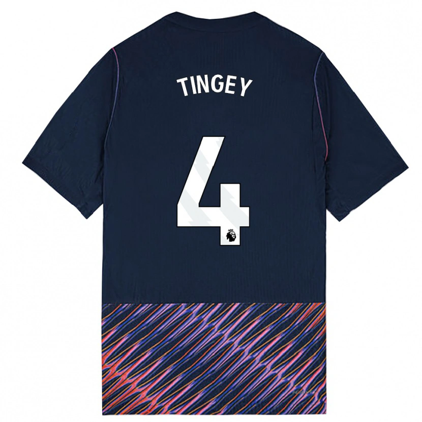 Danxen Niño Camiseta Tyler Tingey #4 Azulreal Blanco 2ª Equipación 2026/27 La Camisa
