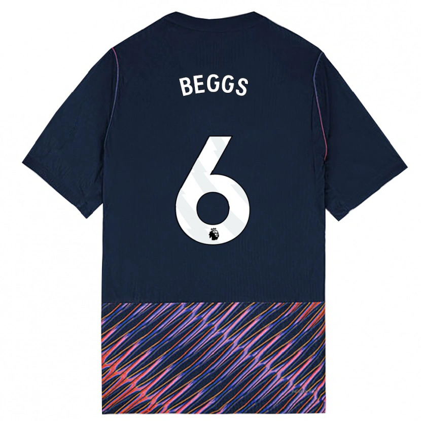 Danxen Niño Camiseta Jamel Beggs #6 Azulreal Blanco 2ª Equipación 2026/27 La Camisa
