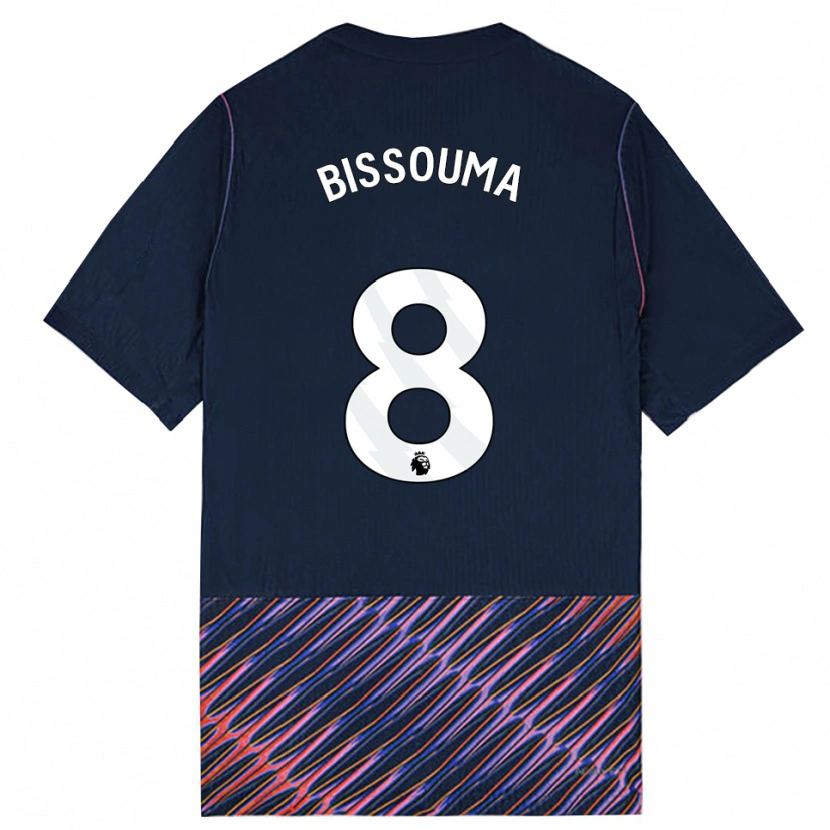 Danxen Niño Camiseta Yves Bissouma #8 Azulreal Blanco 2ª Equipación 2026/27 La Camisa