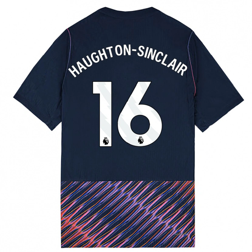 Danxen Niño Camiseta Ashiah Haughton-Sinclair #16 Azulreal Blanco 2ª Equipación 2026/27 La Camisa