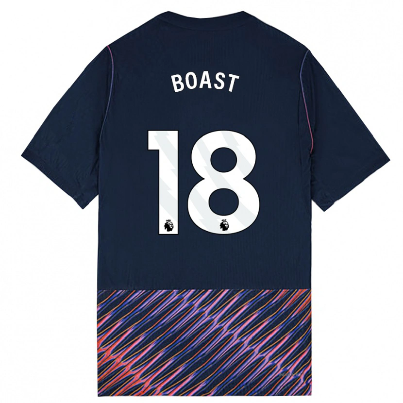 Danxen Niño Camiseta Oliver Boast #18 Azulreal Blanco 2ª Equipación 2026/27 La Camisa