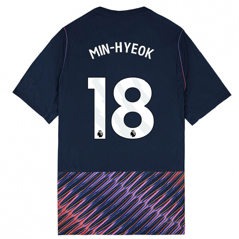 Danxen Niño Camiseta Min-Hyeok Yang #18 Azulreal Blanco 2ª Equipación 2026/27 La Camisa