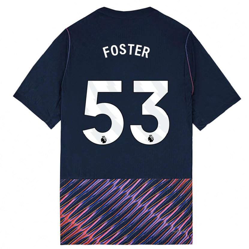 Danxen Niño Camiseta Brooklyn Lyons Foster #53 Azulreal Blanco 2ª Equipación 2026/27 La Camisa