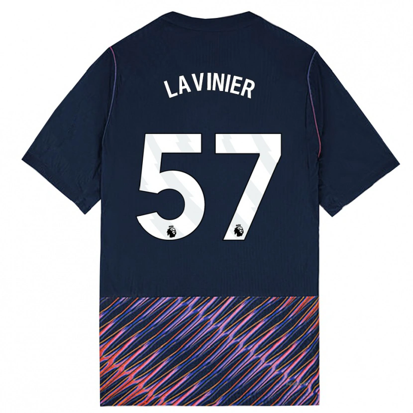Danxen Niño Camiseta Marcel Lavinier #57 Azulreal Blanco 2ª Equipación 2026/27 La Camisa