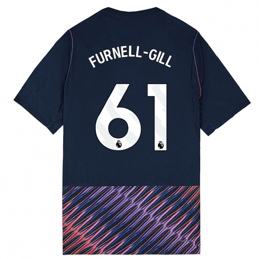 Danxen Niño Camiseta Luca Furnell-Gill #61 Azulreal Blanco 2ª Equipación 2026/27 La Camisa
