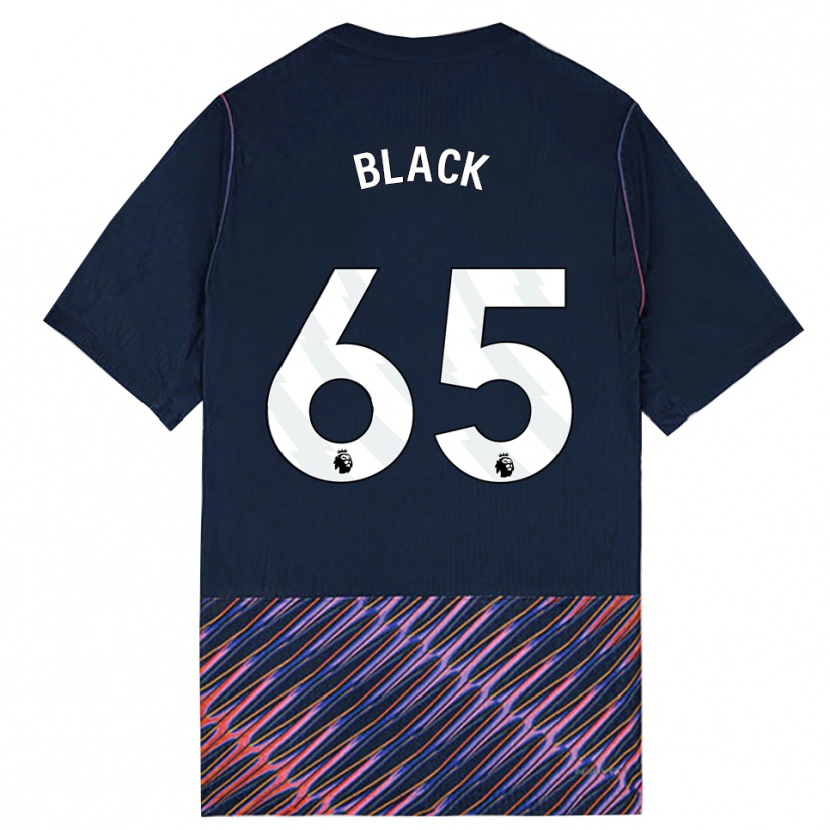 Danxen Niño Camiseta Leo Black #65 Azulreal Blanco 2ª Equipación 2026/27 La Camisa