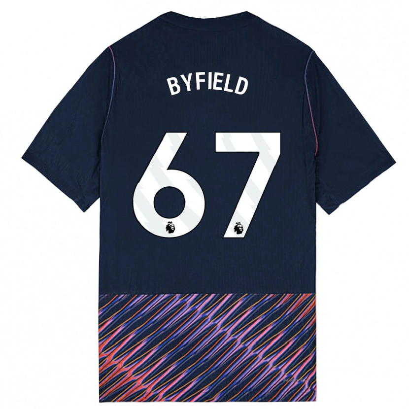 Danxen Niño Camiseta Jun'ai Byfield #67 Azulreal Blanco 2ª Equipación 2026/27 La Camisa