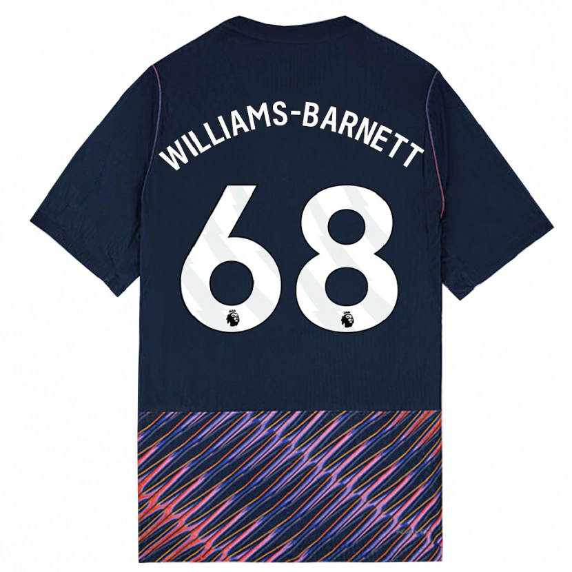 Danxen Niño Camiseta Luca Williams-Barnett #68 Azulreal Blanco 2ª Equipación 2026/27 La Camisa