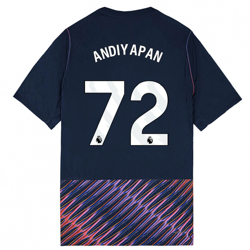 Danxen Niño Camiseta William Andiyapan #72 Azulreal Blanco 2ª Equipación 2026/27 La Camisa