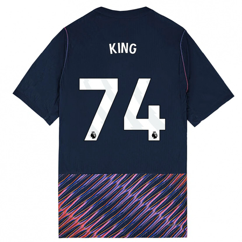 Danxen Niño Camiseta Maeson King #74 Azulreal Blanco 2ª Equipación 2026/27 La Camisa