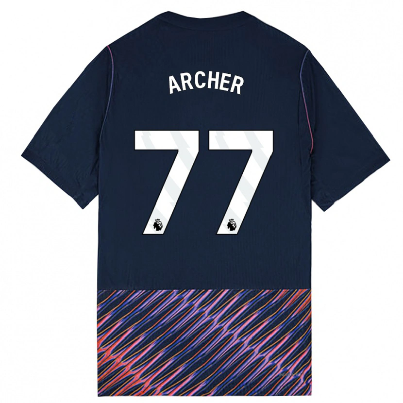 Danxen Niño Camiseta Samual Archer #77 Azulreal Blanco 2ª Equipación 2026/27 La Camisa