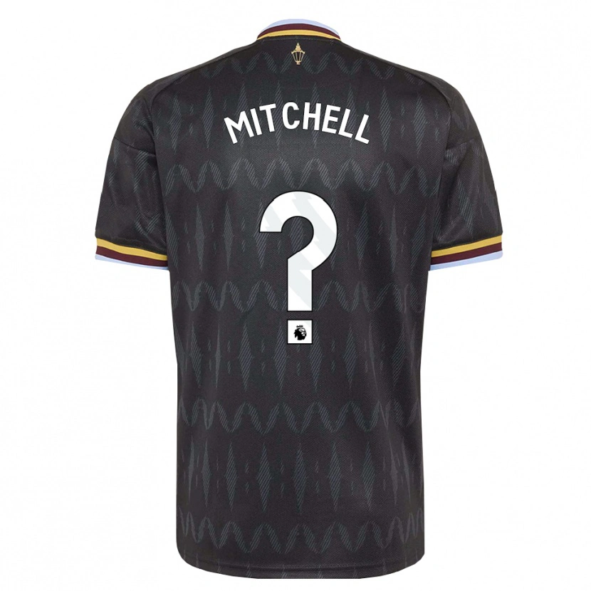 Danxen Niño Camiseta Curtis Mitchell #0 Azulaciano Negro Amarillo 2ª Equipación 2026/27 La Camisa