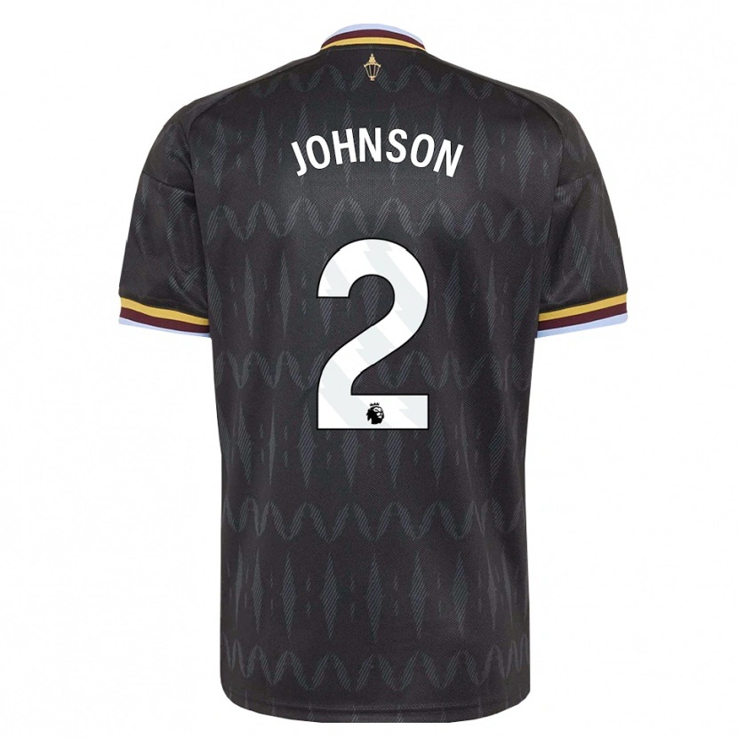Danxen Niño Camiseta Oscar Johnson #2 Azulaciano Negro Amarillo 2ª Equipación 2026/27 La Camisa
