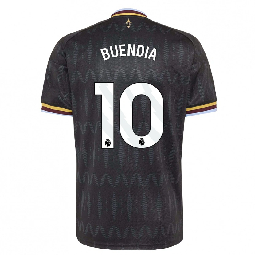 Danxen Niño Camiseta Emiliano Buendía #10 Azulaciano Negro Amarillo 2ª Equipación 2026/27 La Camisa