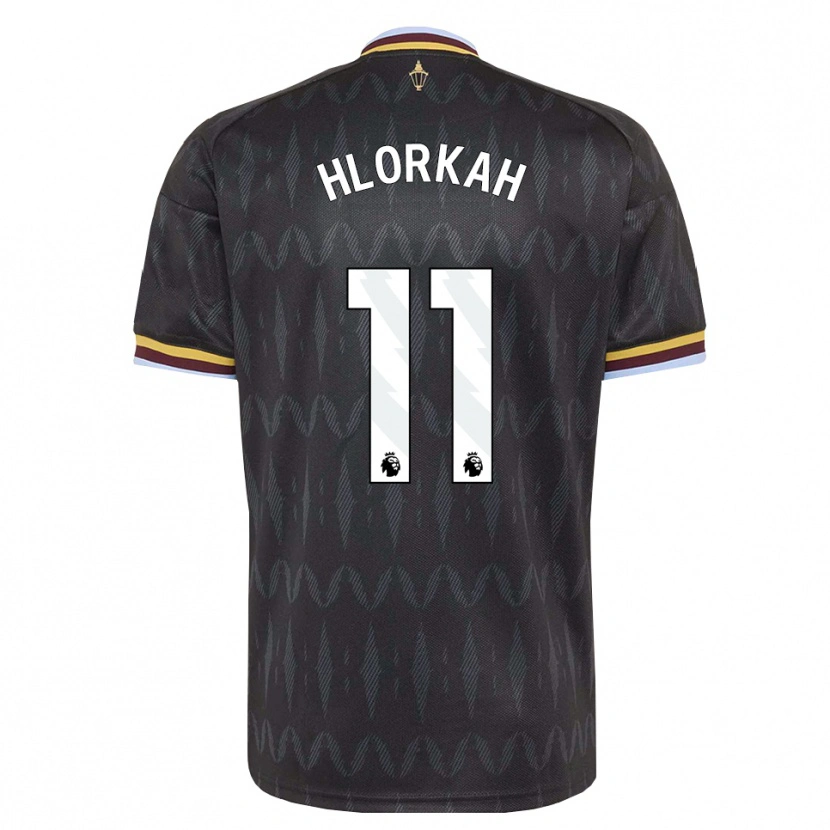 Danxen Niño Camiseta Chantelle Boye-Hlorkah #11 Azulaciano Negro Amarillo 2ª Equipación 2026/27 La Camisa