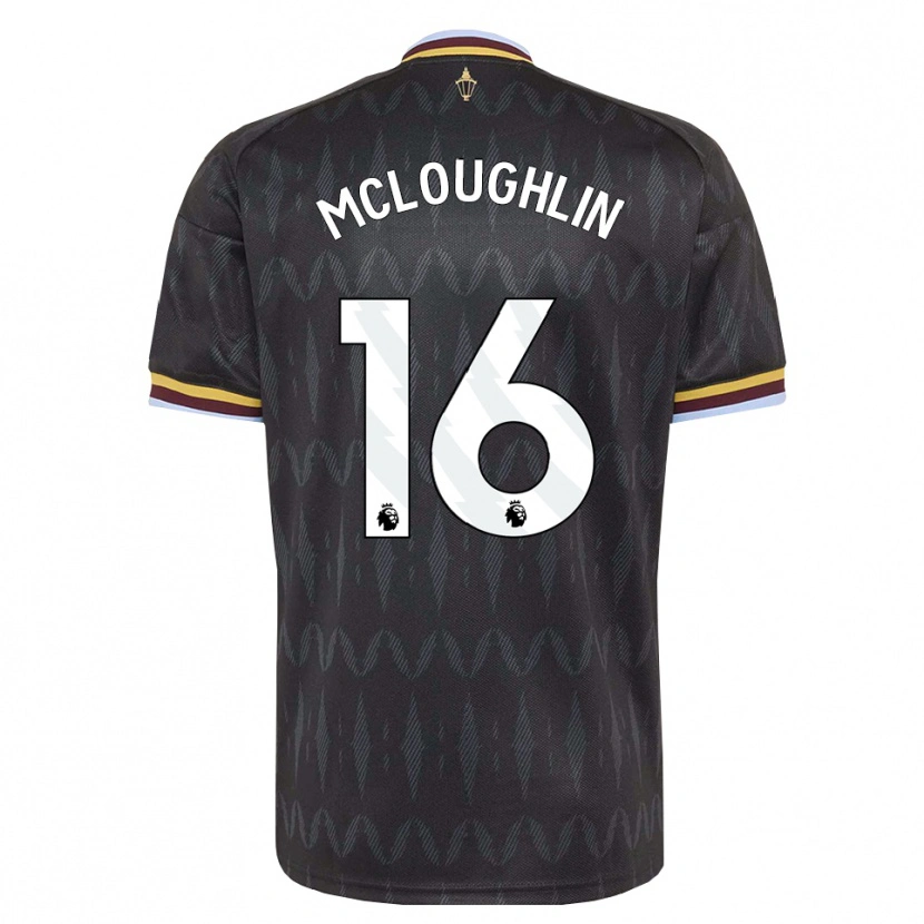 Danxen Niño Camiseta Olivia Mcloughlin #16 Azulaciano Negro Amarillo 2ª Equipación 2026/27 La Camisa