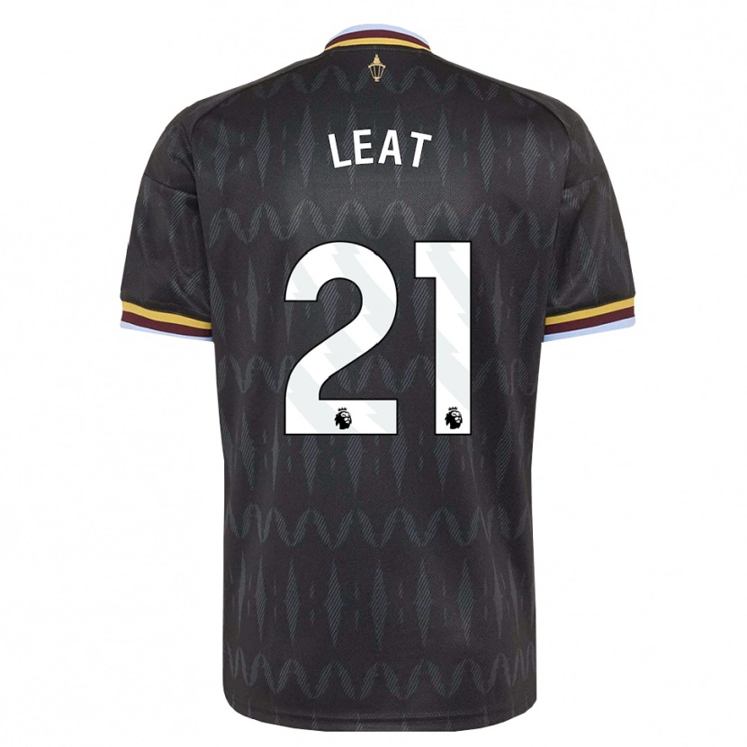 Danxen Niño Camiseta Anna Leat #21 Azulaciano Negro Amarillo 2ª Equipación 2026/27 La Camisa