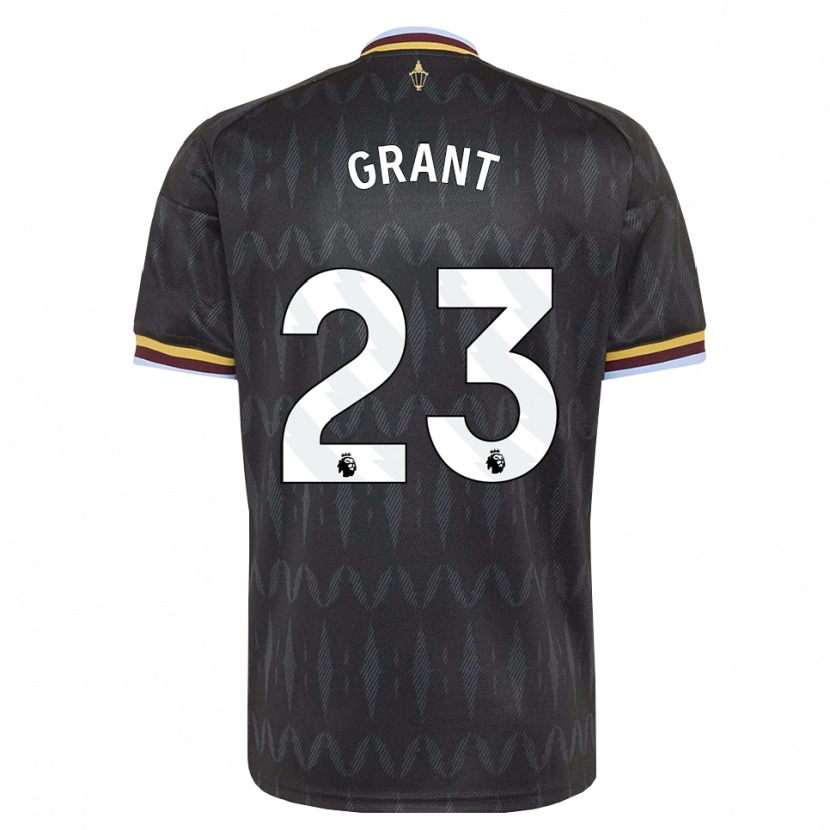 Danxen Niño Camiseta Chasity Grant #23 Azulaciano Negro Amarillo 2ª Equipación 2026/27 La Camisa