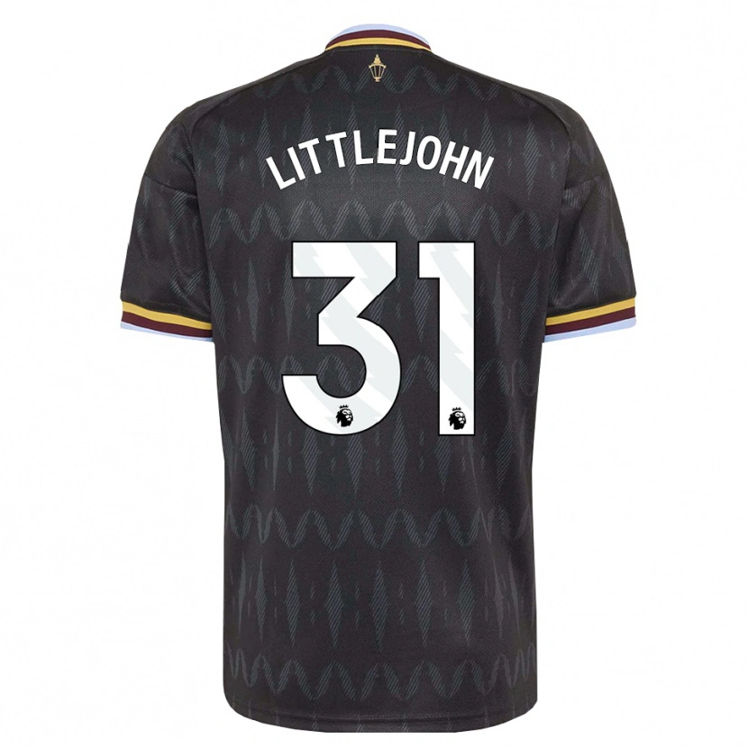 Danxen Niño Camiseta Ruesha Littlejohn #31 Azulaciano Negro Amarillo 2ª Equipación 2026/27 La Camisa