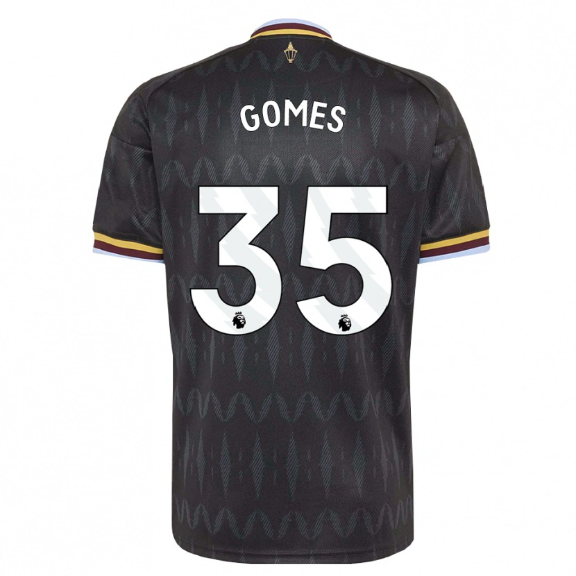 Danxen Niño Camiseta João Gomes #35 Azulaciano Negro Amarillo 2ª Equipación 2026/27 La Camisa