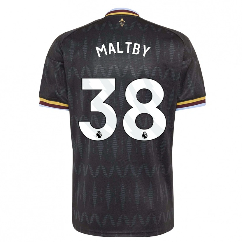 Danxen Niño Camiseta Rachel Maltby #38 Azulaciano Negro Amarillo 2ª Equipación 2026/27 La Camisa