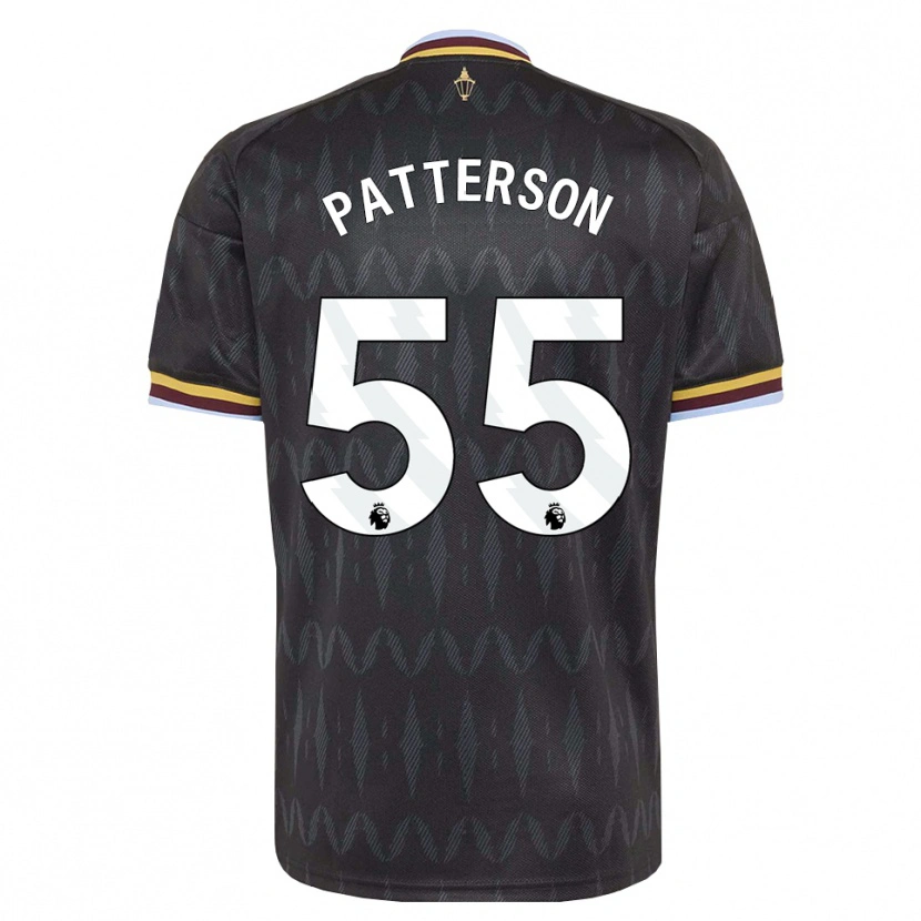 Danxen Niño Camiseta Travis Patterson #55 Azulaciano Negro Amarillo 2ª Equipación 2026/27 La Camisa