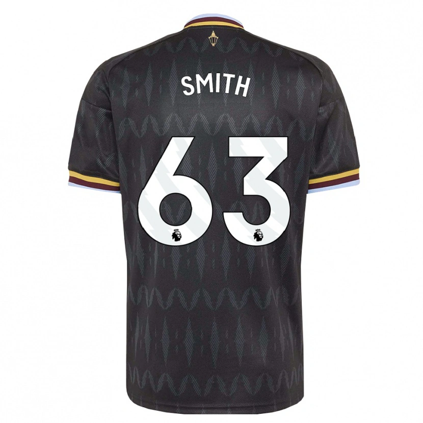 Danxen Niño Camiseta Kerr Smith #63 Azulaciano Negro Amarillo 2ª Equipación 2026/27 La Camisa