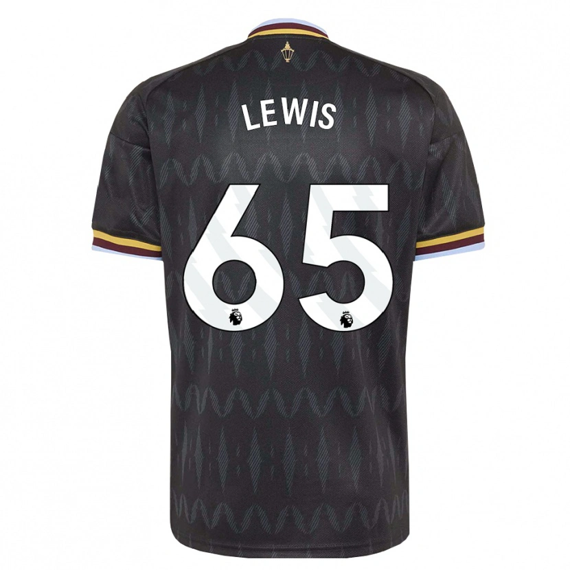 Danxen Niño Camiseta Sam Lewis #65 Azulaciano Negro Amarillo 2ª Equipación 2026/27 La Camisa