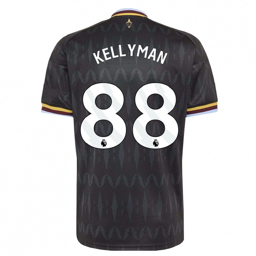 Danxen Niño Camiseta Jahmi Kellyman #88 Azulaciano Negro Amarillo 2ª Equipación 2026/27 La Camisa
