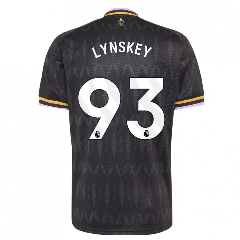 Danxen Niño Camiseta Alfie Lynskey #93 Azulaciano Negro Amarillo 2ª Equipación 2026/27 La Camisa