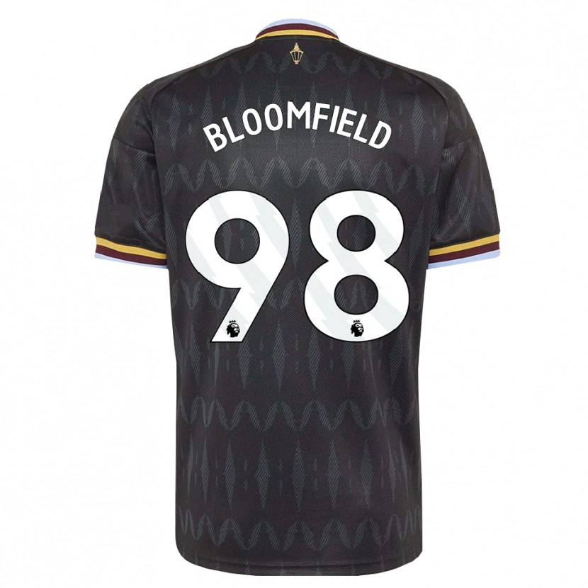 Danxen Niño Camiseta Teddie Bloomfield #98 Azulaciano Negro Amarillo 2ª Equipación 2026/27 La Camisa