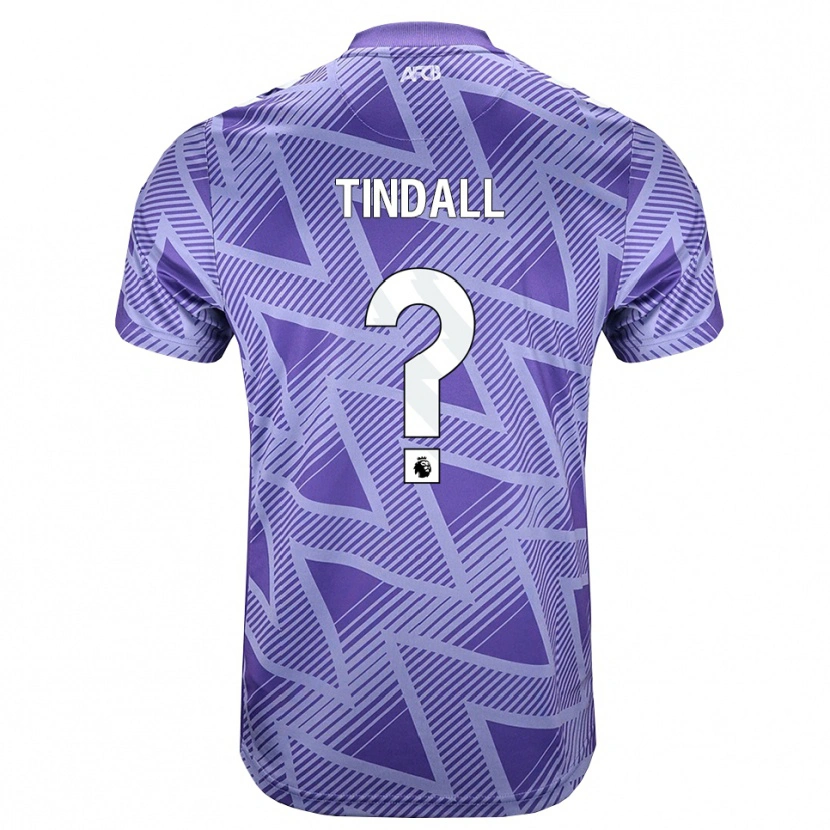 Danxen Niño Camiseta Levi Tindall #0 Rojovioletapálido Blanco 2ª Equipación 2026/27 La Camisa