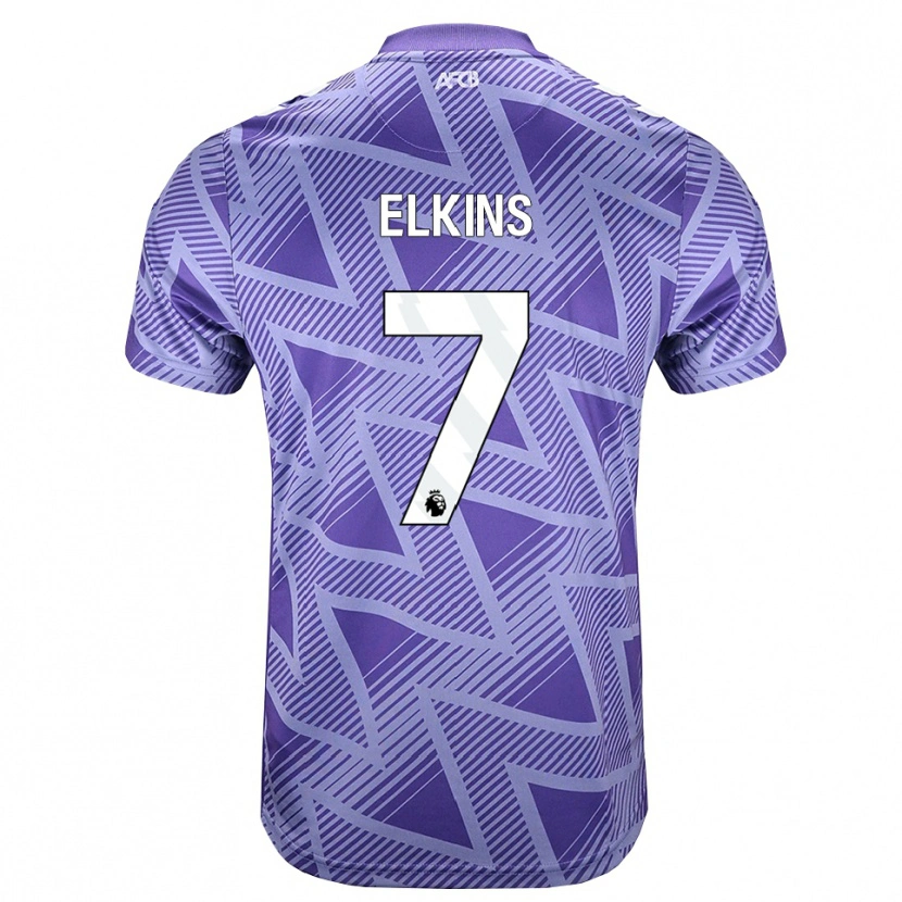 Danxen Niño Camiseta Elle Elkins #7 Rojovioletapálido Blanco 2ª Equipación 2026/27 La Camisa