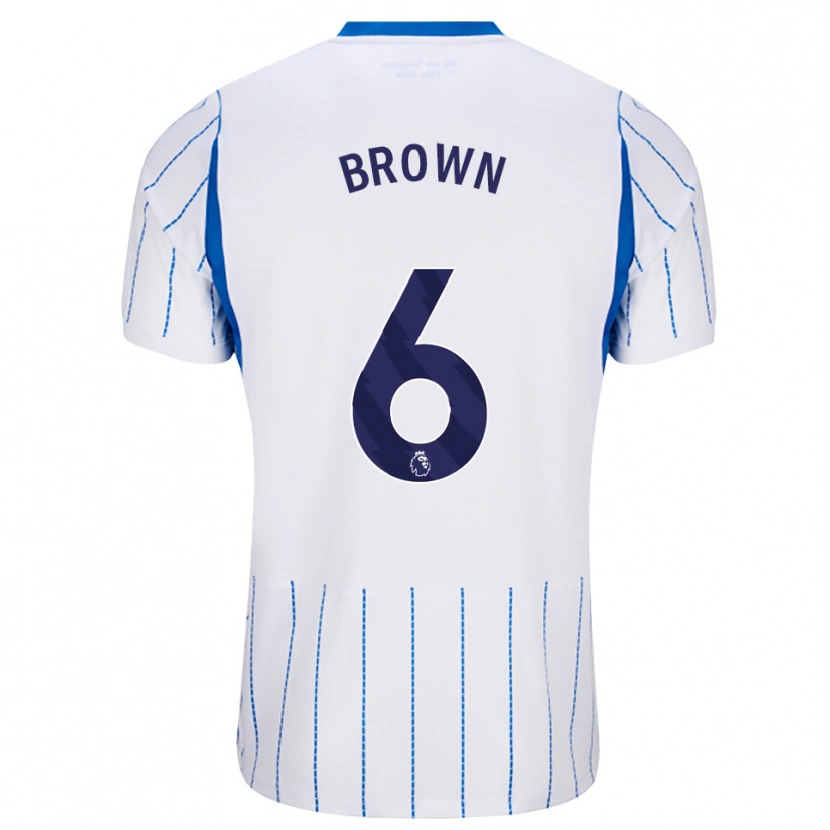 Danxen Niño Camiseta Harrison Brown #6 Azuldodger Blanco 2ª Equipación 2026/27 La Camisa