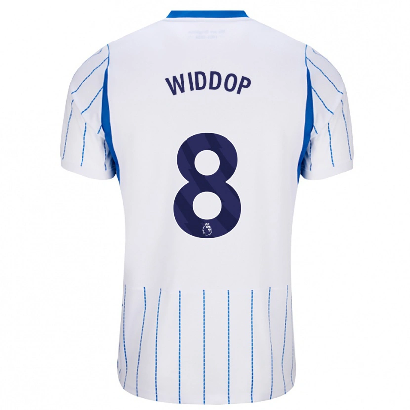 Danxen Niño Camiseta Fraser Widdop #8 Azuldodger Blanco 2ª Equipación 2026/27 La Camisa