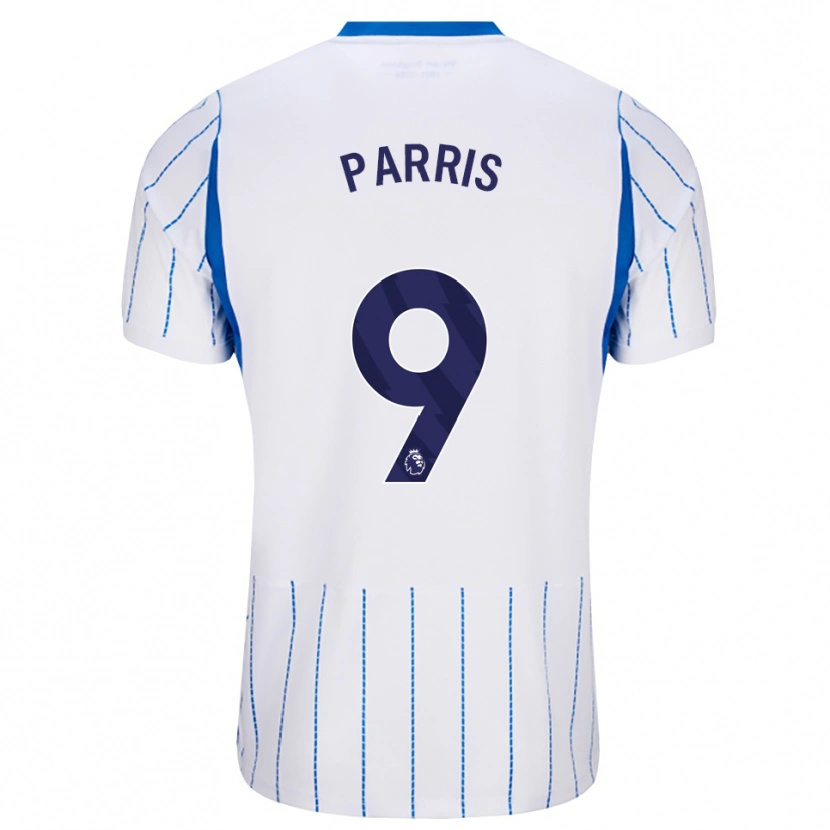 Danxen Niño Camiseta Nikita Parris #9 Azuldodger Blanco 2ª Equipación 2026/27 La Camisa