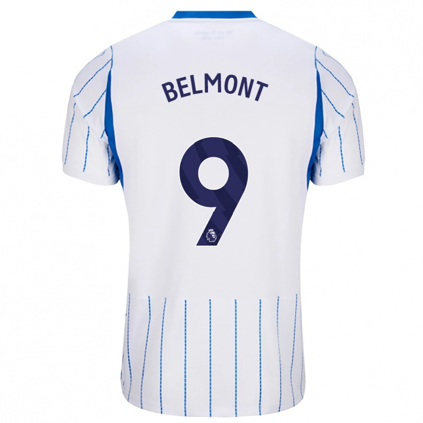 Danxen Niño Camiseta Joe Belmont #9 Azuldodger Blanco 2ª Equipación 2026/27 La Camisa