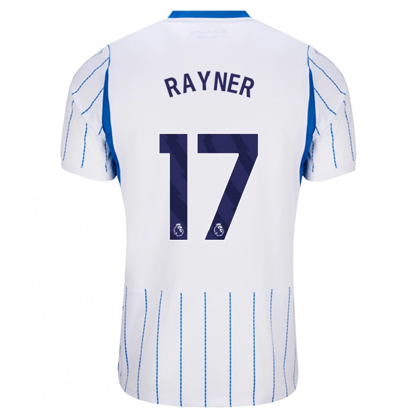 Danxen Niño Camiseta Bex Rayner #17 Azuldodger Blanco 2ª Equipación 2026/27 La Camisa