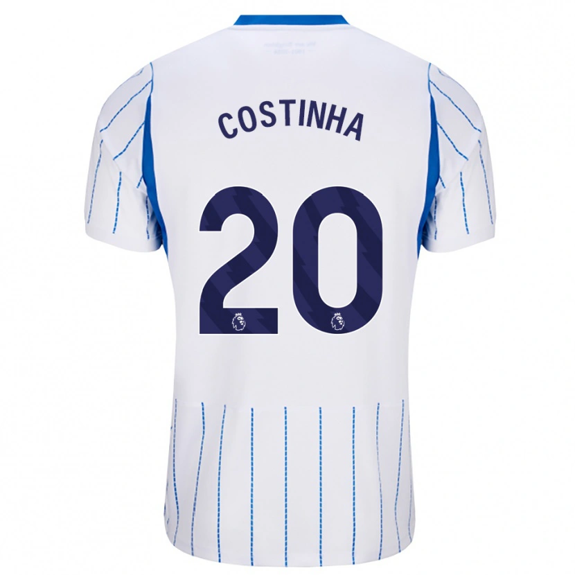 Danxen Niño Camiseta João Pedro Loureiro Da Costa #20 Azuldodger Blanco 2ª Equipación 2026/27 La Camisa