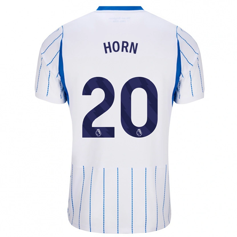 Danxen Niño Camiseta Stanley Horn #20 Azuldodger Blanco 2ª Equipación 2026/27 La Camisa