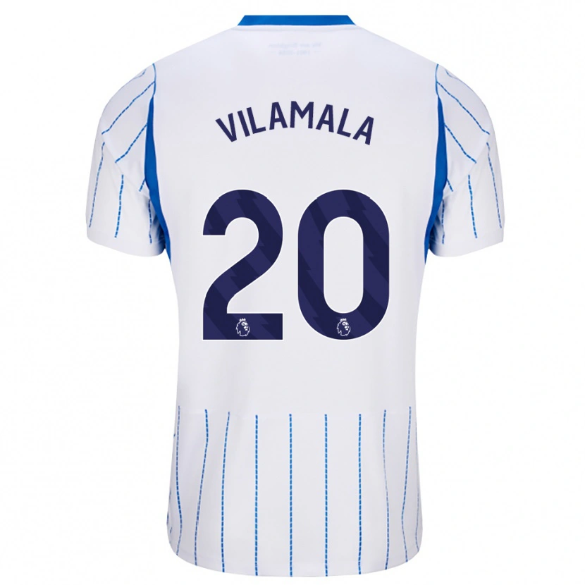 Danxen Niño Camiseta Bruna Vilamala #20 Azuldodger Blanco 2ª Equipación 2026/27 La Camisa