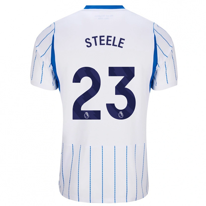 Danxen Niño Camiseta Jason Steele #23 Azuldodger Blanco 2ª Equipación 2026/27 La Camisa