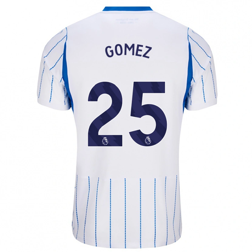 Danxen Niño Camiseta Diego Gómez #25 Azuldodger Blanco 2ª Equipación 2026/27 La Camisa